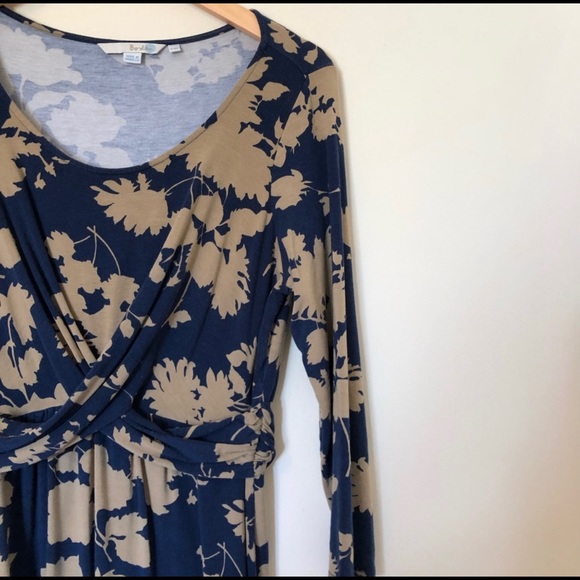 Boden Blue Floral Swing Dress - Picture 4 of 4